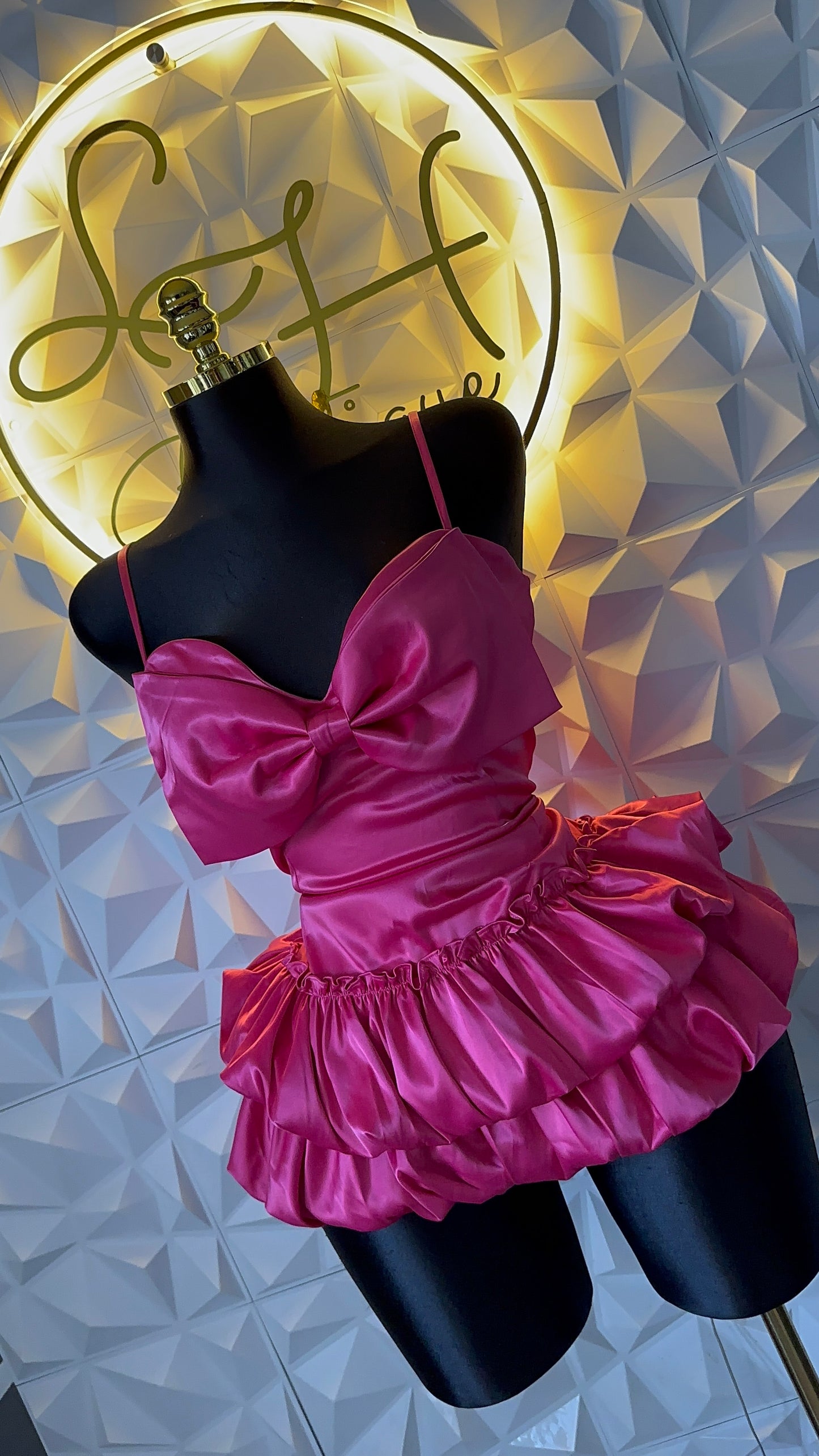 Vestido coquete pinkis